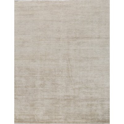 One-of-a-Kind Hand-Knotted Gray 8'10" x 11'11" Area Rug - Image 0