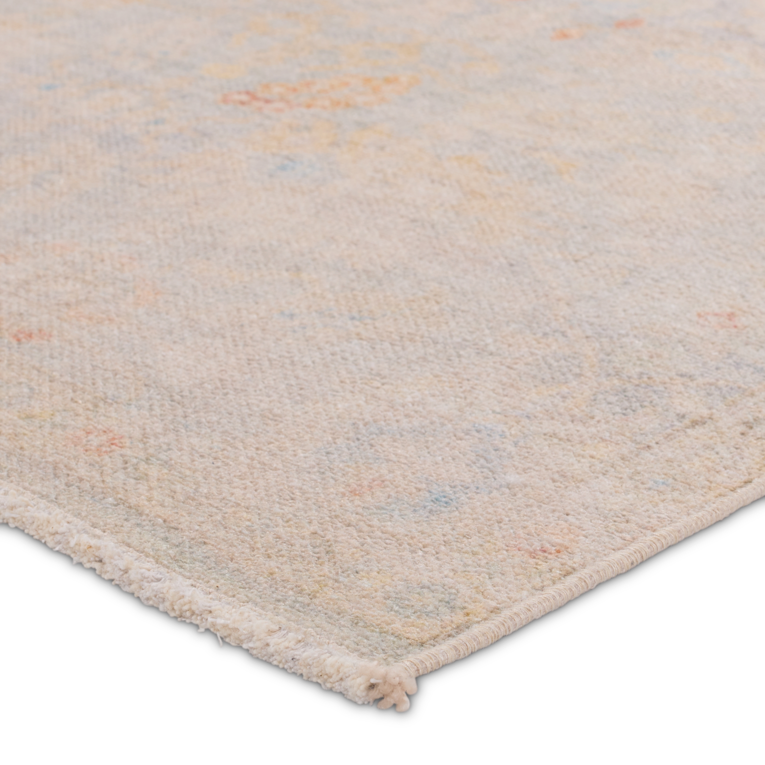 Doire Floral Light Blue/Cream Area Rug (4'X6') - Image 1