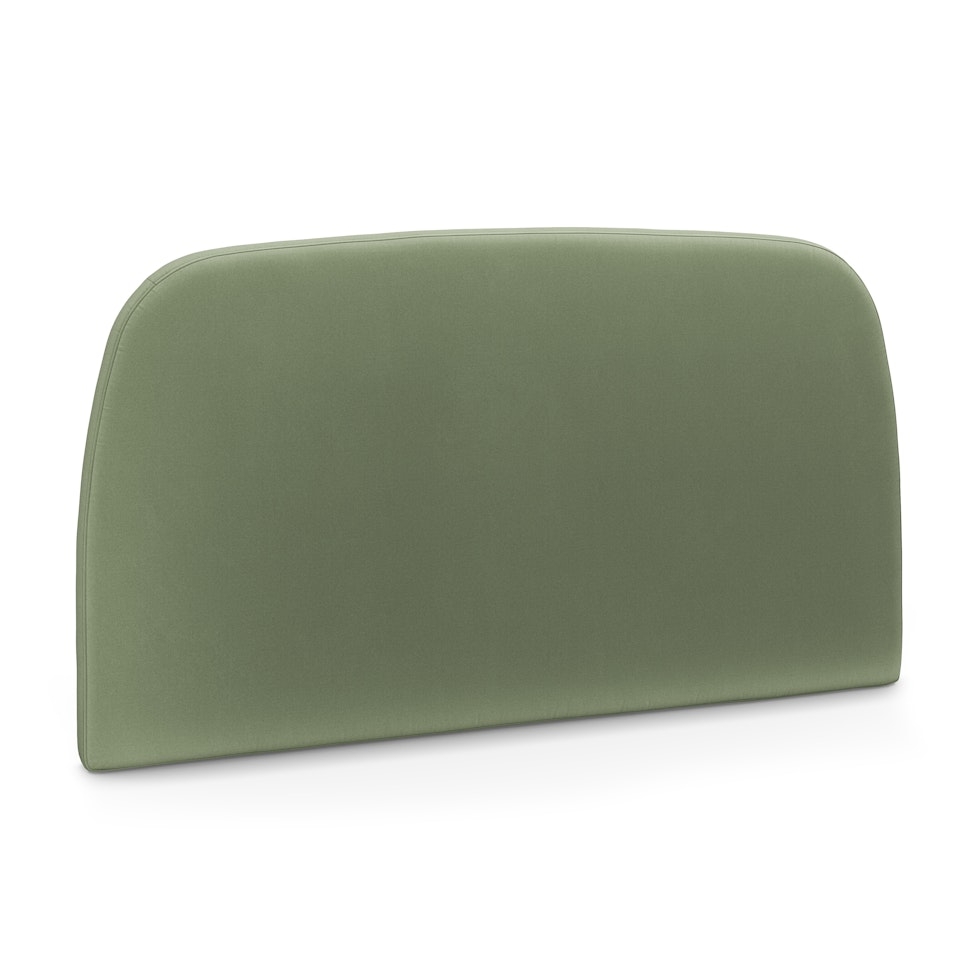 Kaleo King Velvet Headboard - Plush Pacific Sage - Image 2