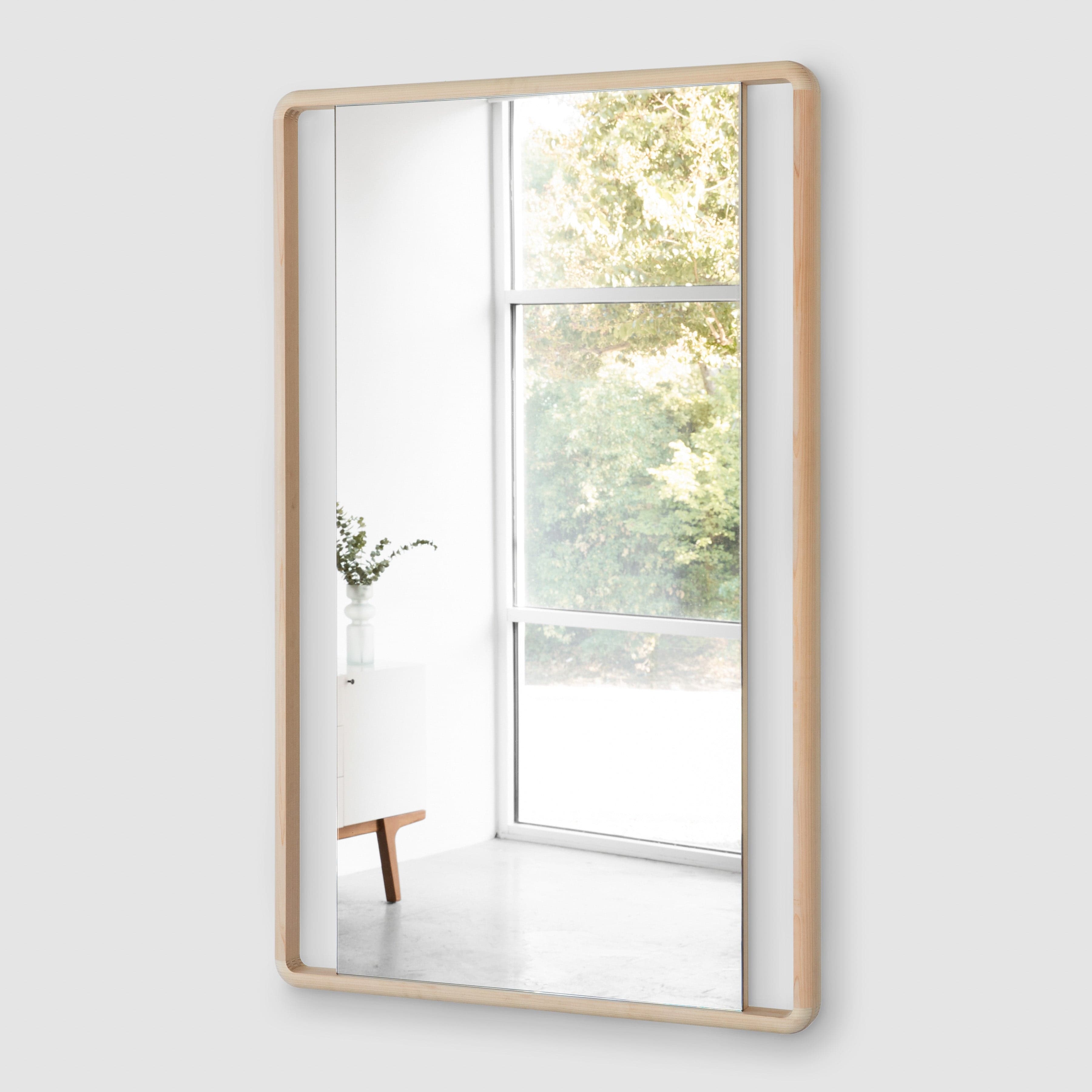 The Citizenry Hinoki Wood Wall Mirror | Natural - Image 0
