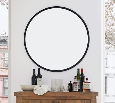 Layne Round Wall Mirror, Brass - 36" - Image 3