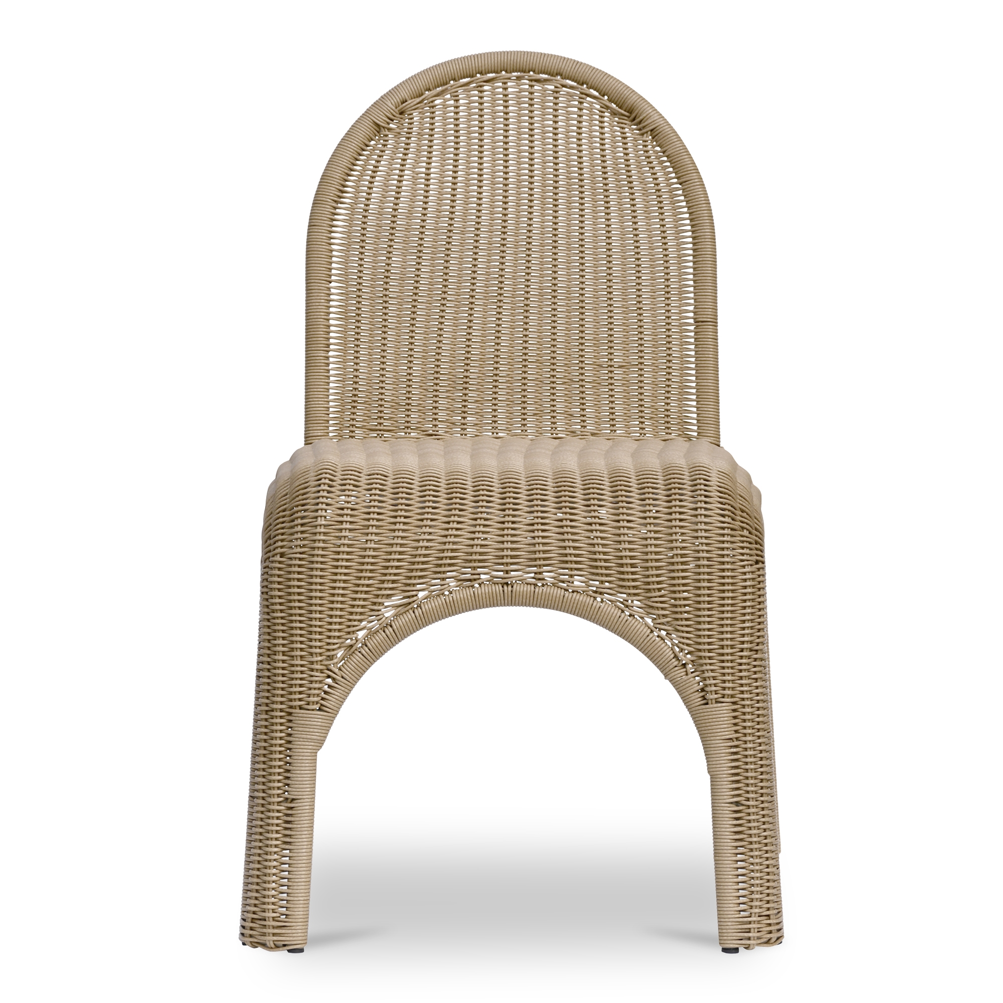 Kendall Outdoor Dining Chair Natural-Set of Two - Image 4