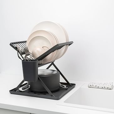 Brabantia Foldable Dish Rack, Light Gray - Image 1