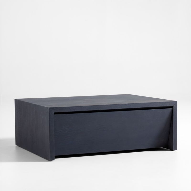 Vander Charcoal Wood Storage Coffee Table - Image 1