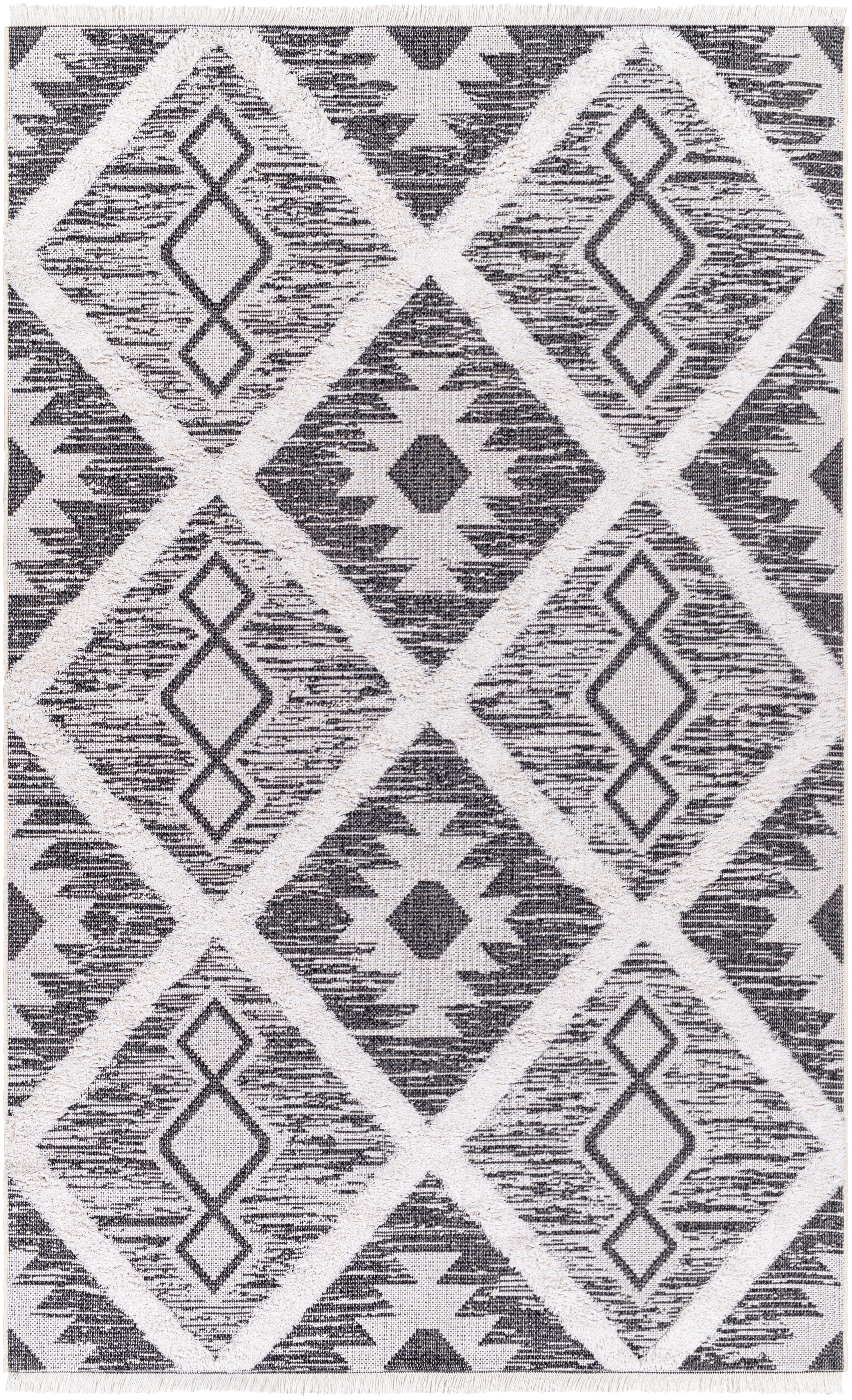 Morocotton Gray Indoor 2'6" x 7'3" Machine Woven Rug - Image 0