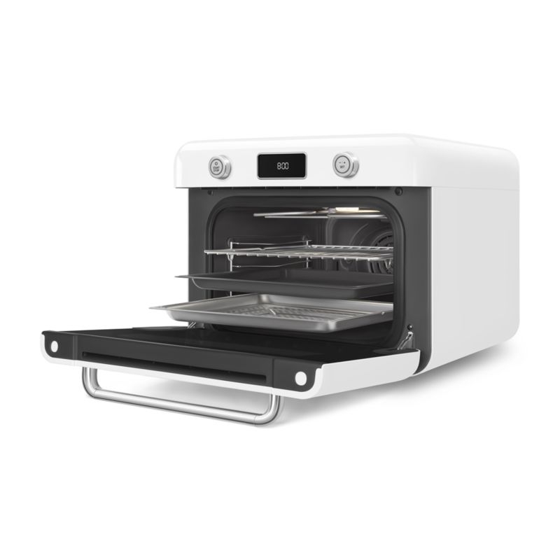 SMEG White Countertop Air Fry Oven With Steam - Image 2