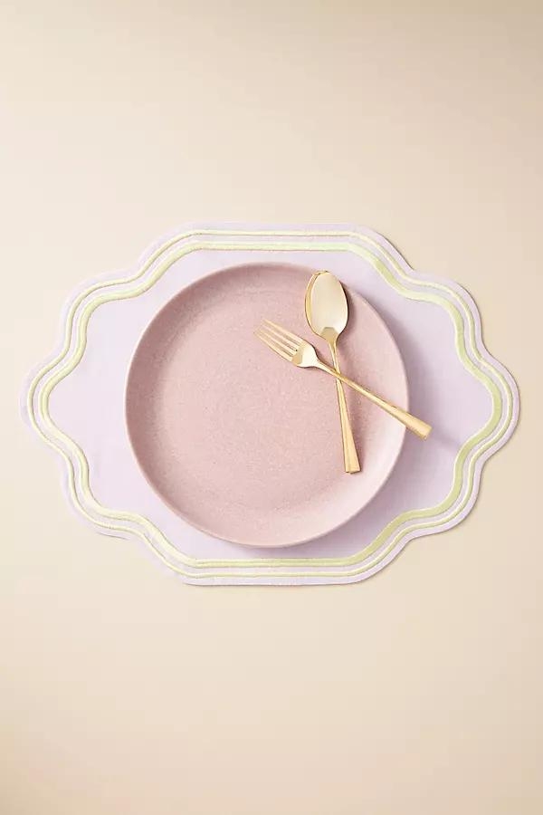 Madeline Embroidered Cotton Placemat - Image 0