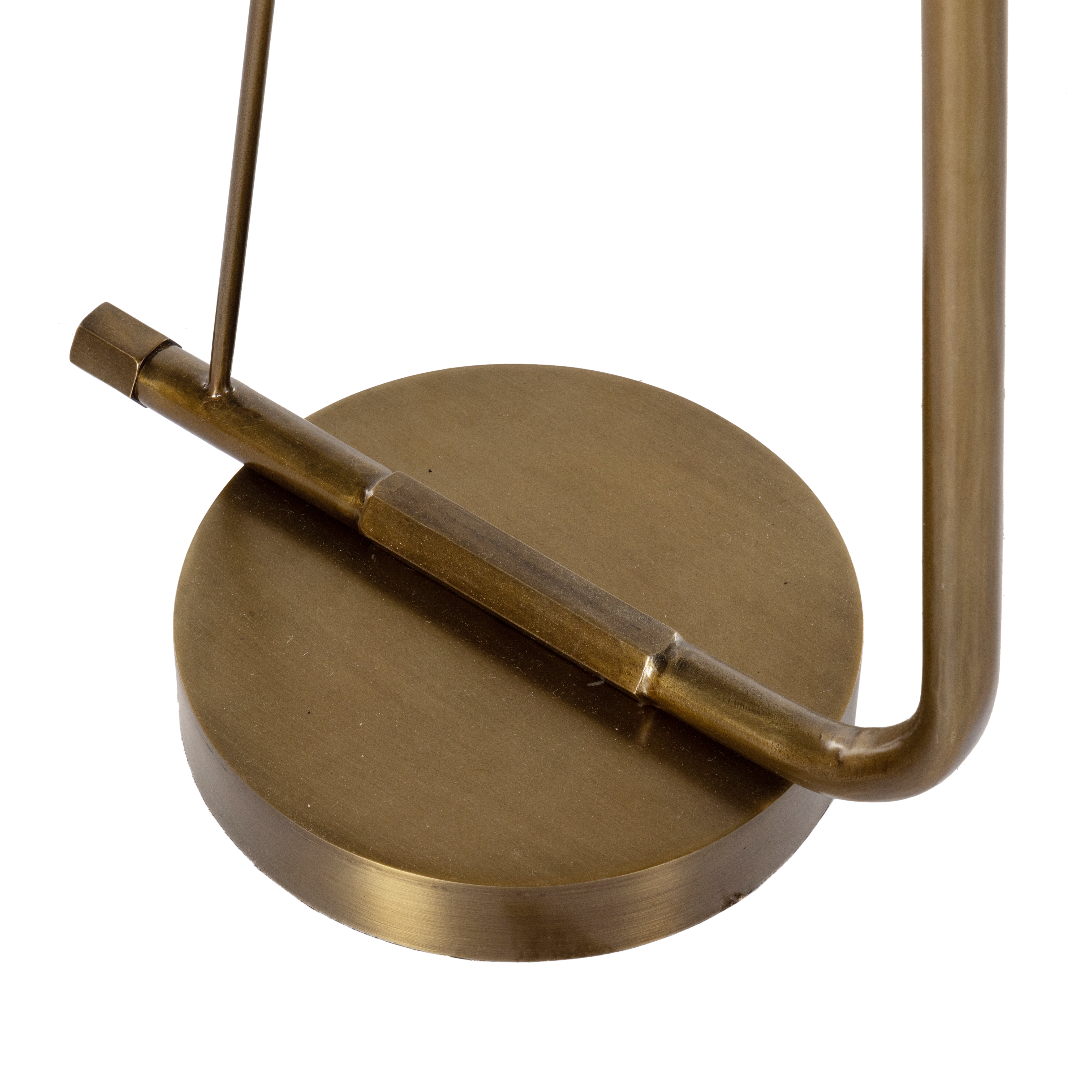 Egon Floor Lamp-Antique Brass Iron - Image 3