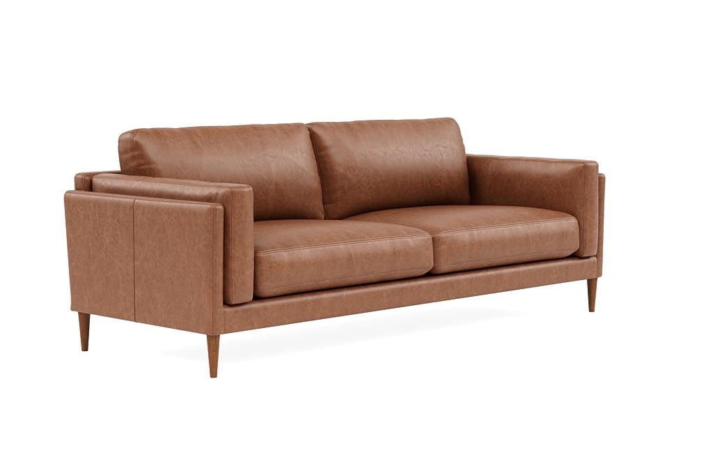 Gaby Leather 2-Seat Sofa - Image 1
