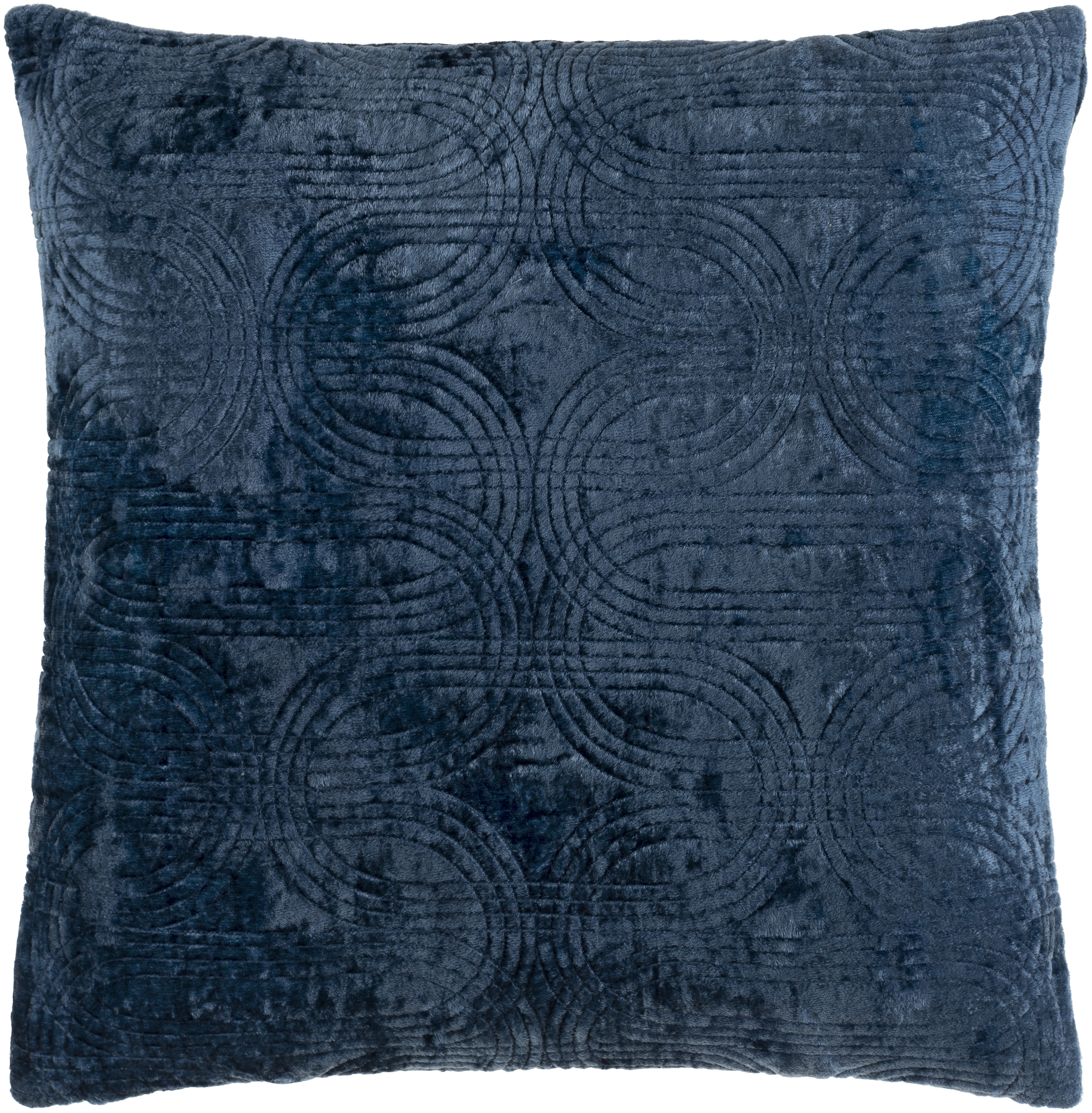 Velvet Deco Throw Pillow, 18" x 18", pillow cover only - Image 0