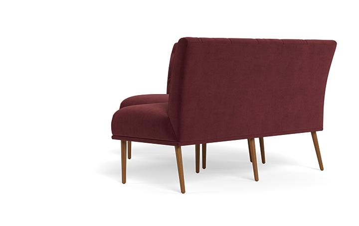 Dorian Upholstered Petite Right Banquette with Tufting Option - Image 2