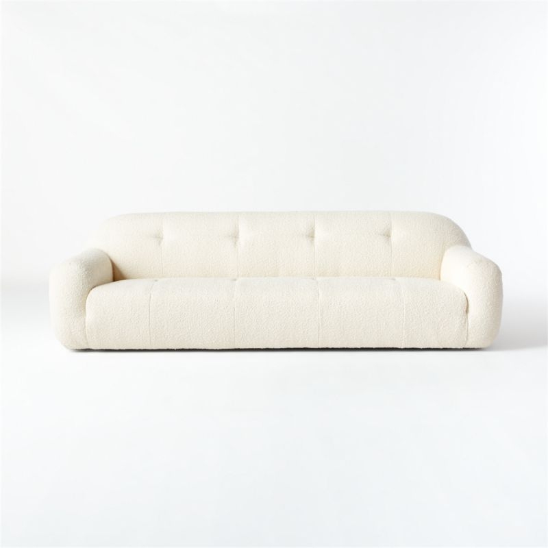 Brace Cream Boucle Sofa - Image 1