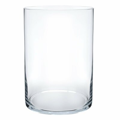 Eivind Clear White Indoor/Outdoor Glass Table Vase - Image 0