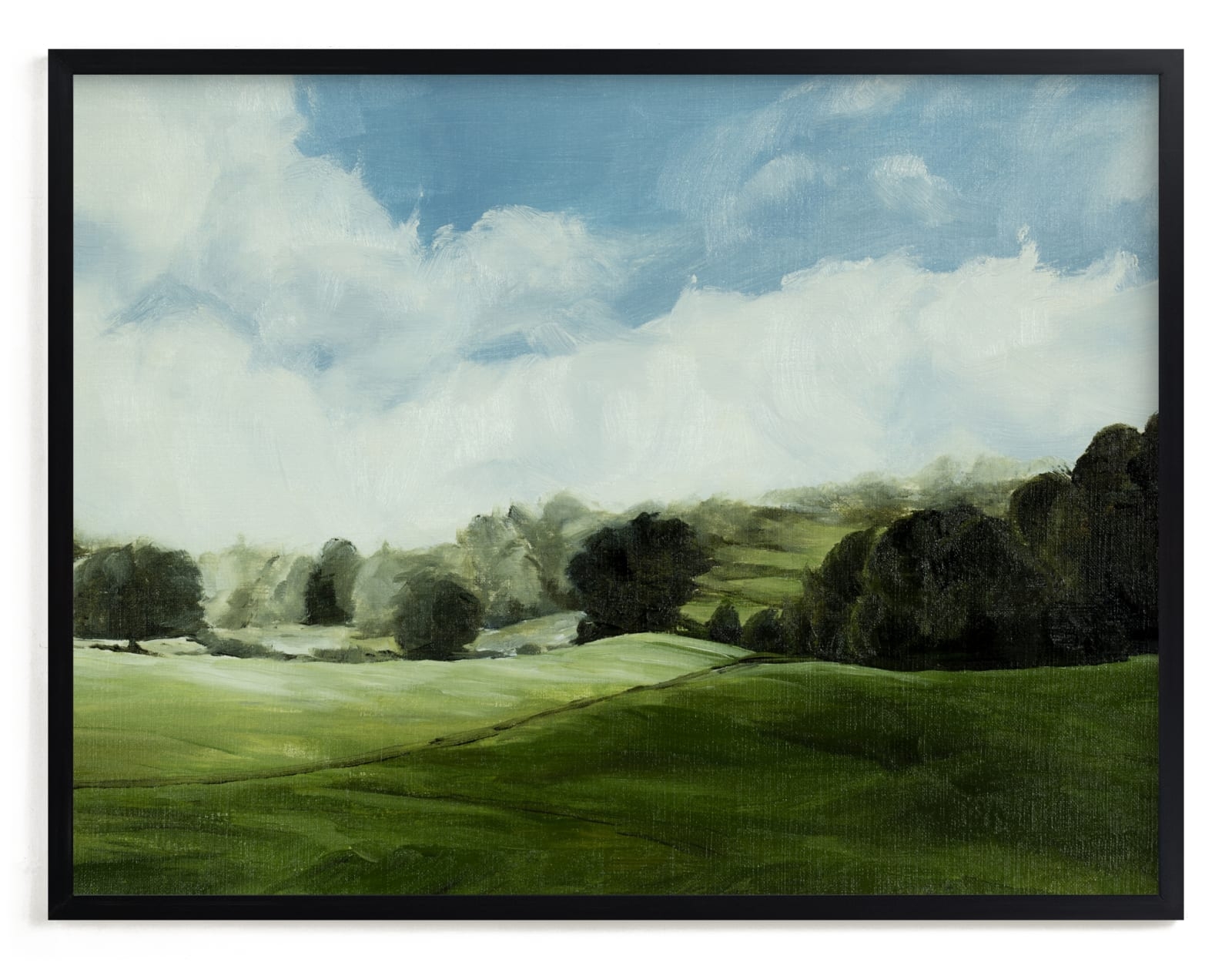 Peace Of Greens And Blues Limited Edition Fine Art Print 2 - Image 0