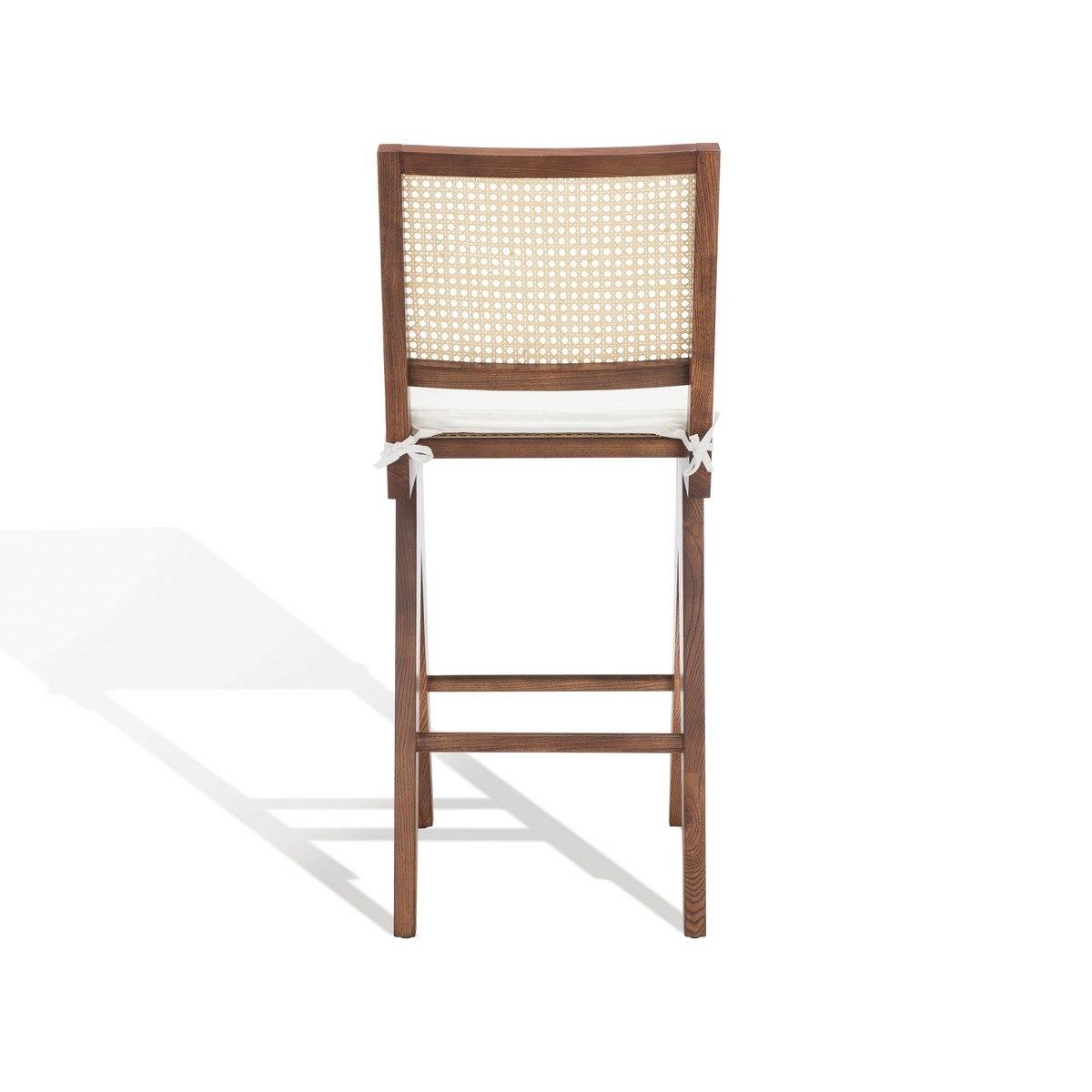 Colette Rattan Barstool - Walnut/Natural - Image 8