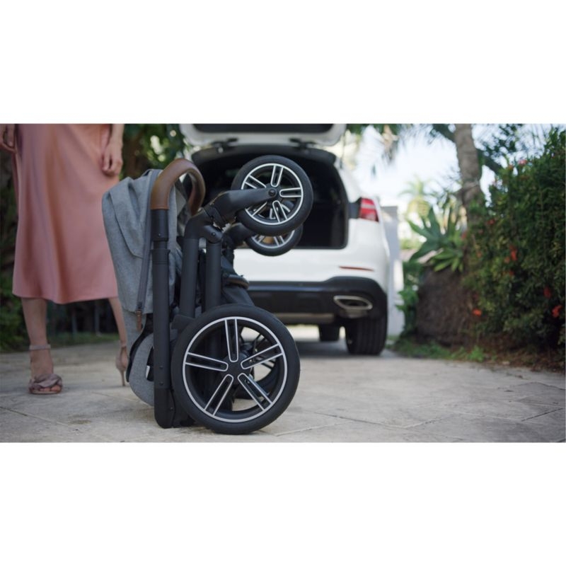 Nuna ® MIXX ™ next Granite Grey Compact Foldable Baby Stroller - Image 3