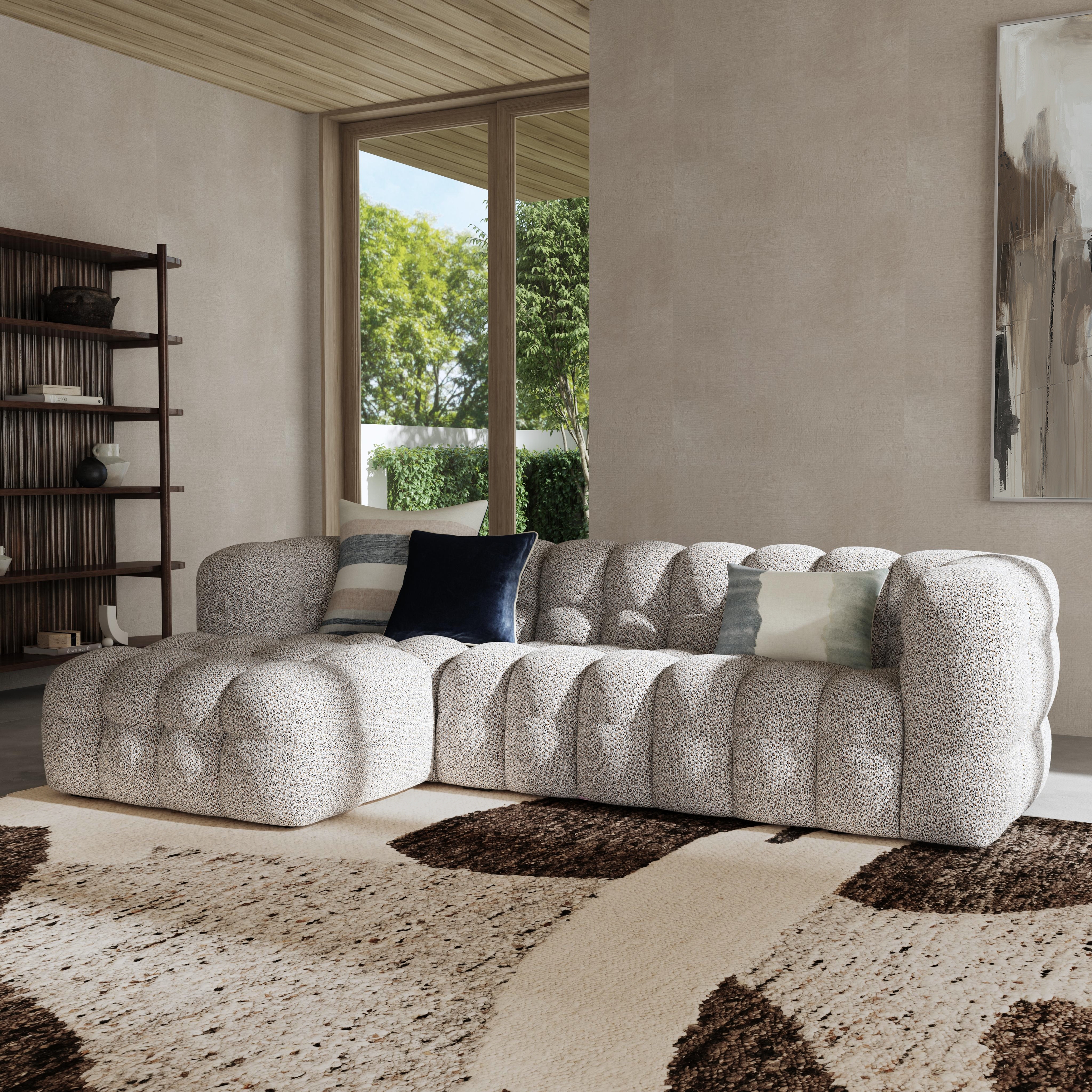 Walter Sectional w/LAF Chaise Taupe - Image 8