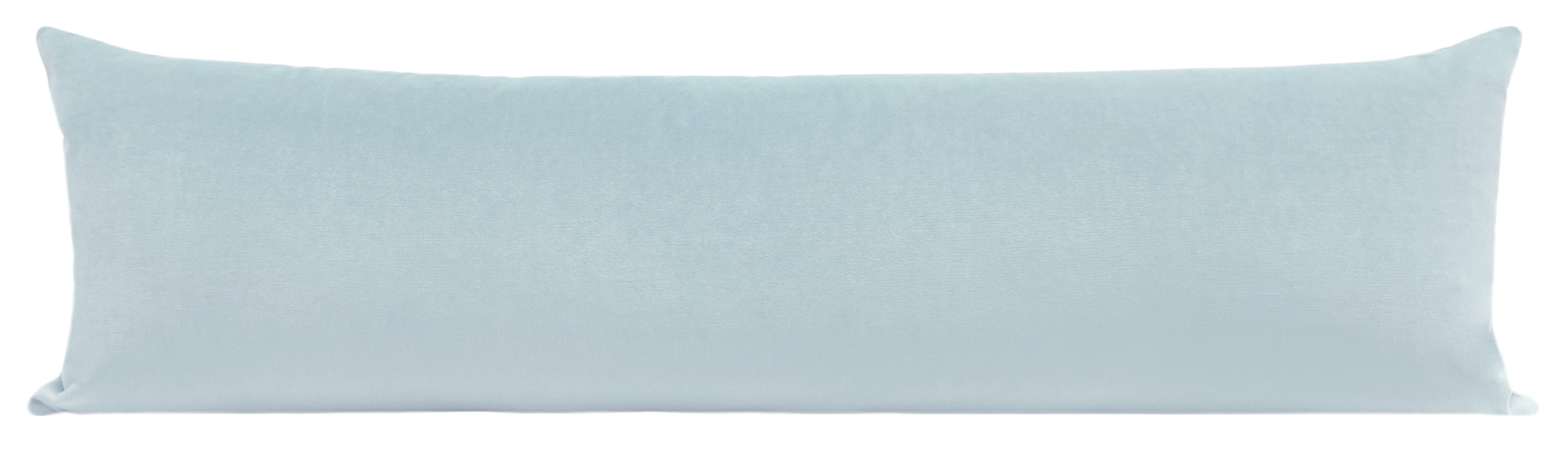 THE XL LUMBAR :: SOCIETY VELVET // SOFT BLUE - BY THE YARD - Image 3