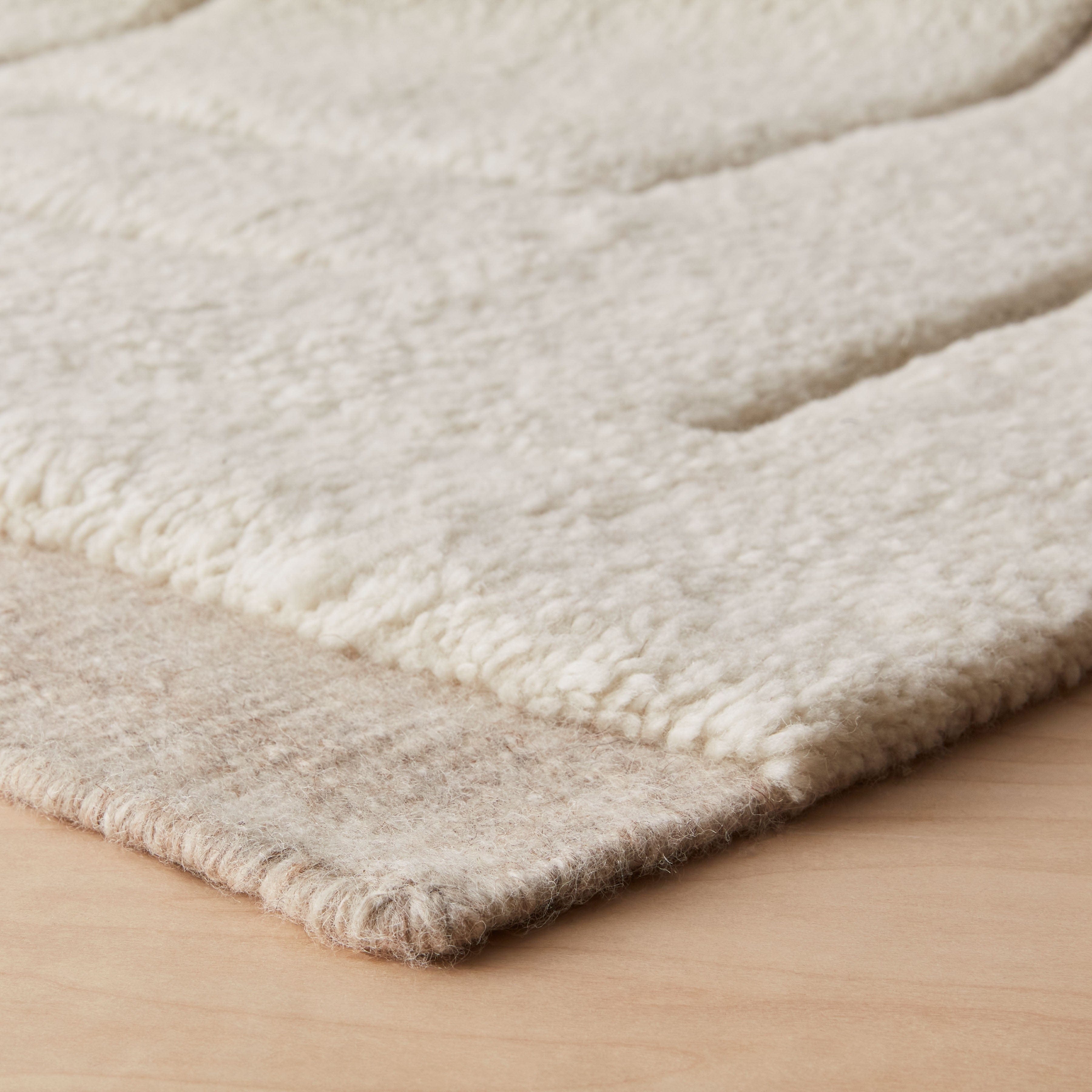 The Citizenry Ishir Hand-Knotted Area Rug | 10' x 14' | Sand - Image 4