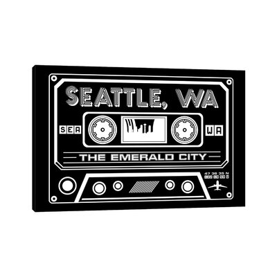 Seattle Cassette - Dark Background - Image 0