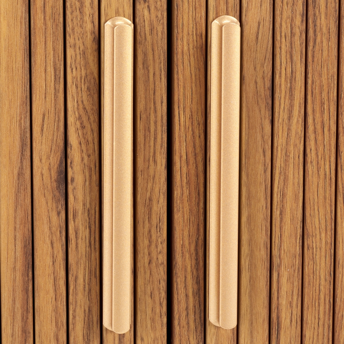 Tealla Nightstand - Oak/Gold - Image 4