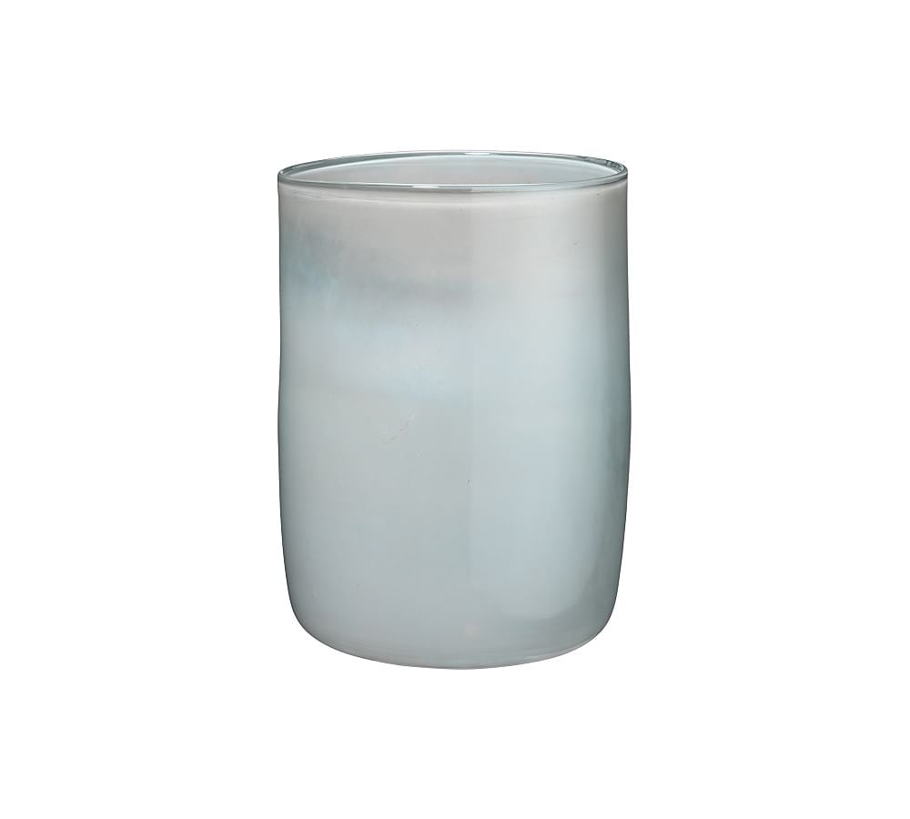 Faye Hand Blown Glass Vase, Metalic Opal, Medium 11" - Image 0