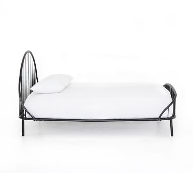 Laurina Iron Bed, Queen, Vintage Black - Image 3