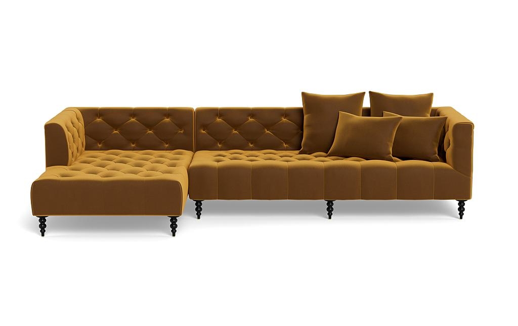 Ms. Chesterfield Sectional Sofa with Left Chaise by Apartment Therapy - Image 0