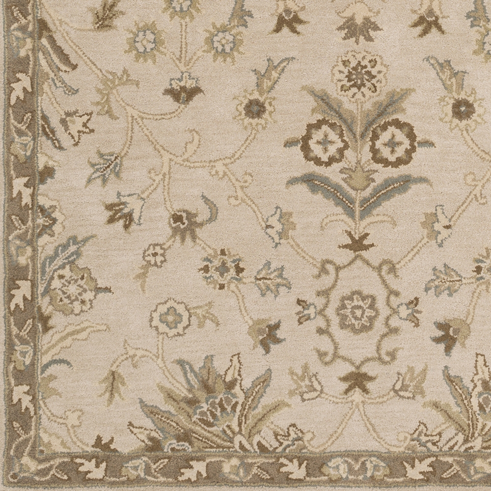 Caesar Beige Indoor 8' x 8' Handmade Rug - Image 6