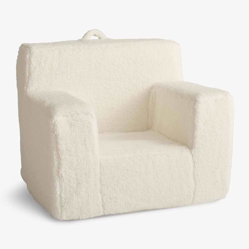 Cozy Sherpa Square Arm, Ivory, WE Kids - Image 0