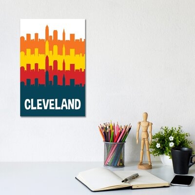 Cleveland Skylines - Wrapped Canvas Graphic Art Print - Image 0