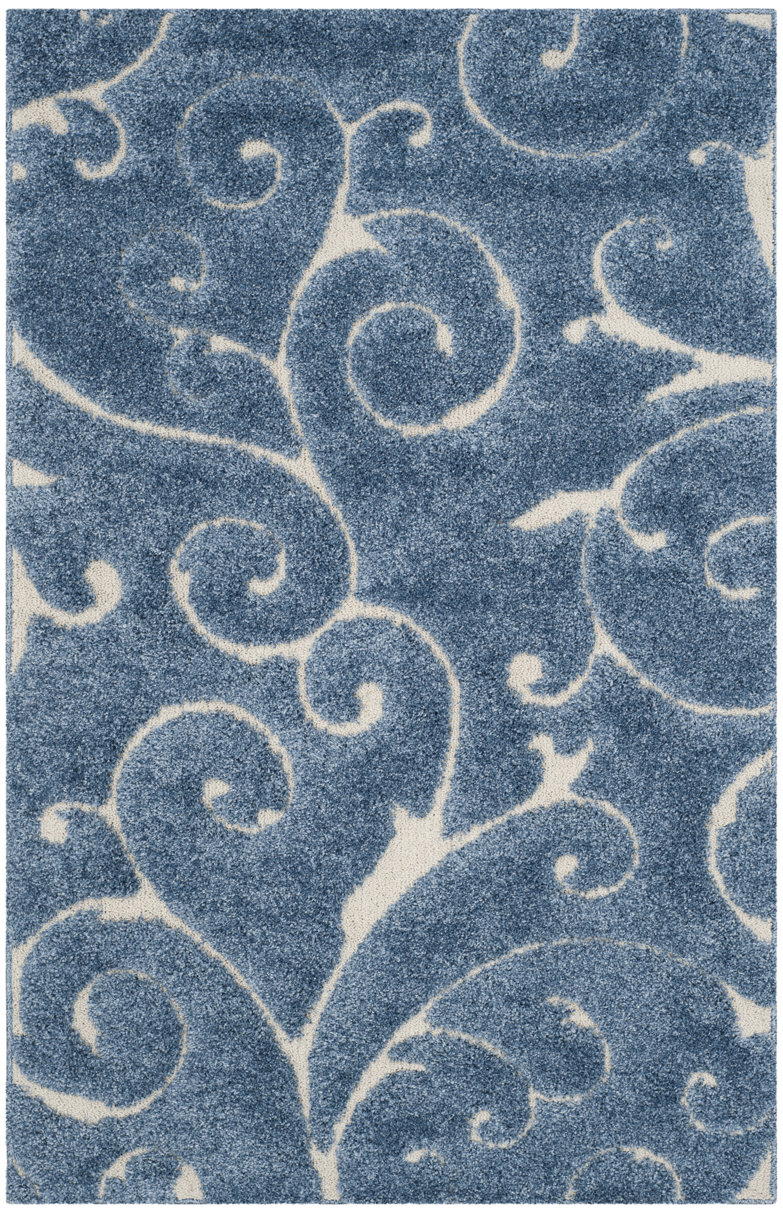 Arlo Home Woven Area Rug, SG455-6011, Light Blue/Cream,  4' X 6' - Image 0
