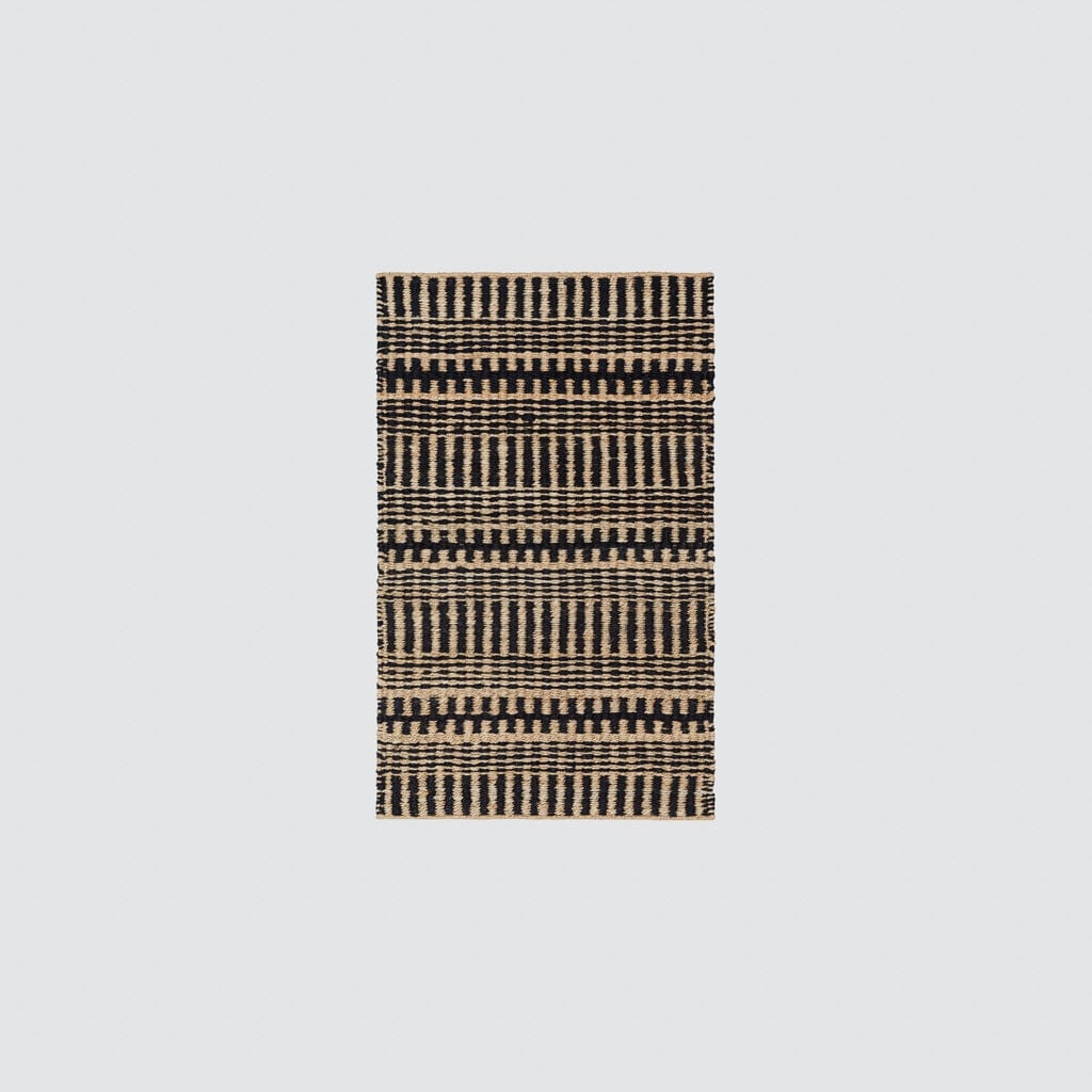 The Citizenry Shayak Handwoven Jute Accent Rug | 2' x 3' | Black - Image 5