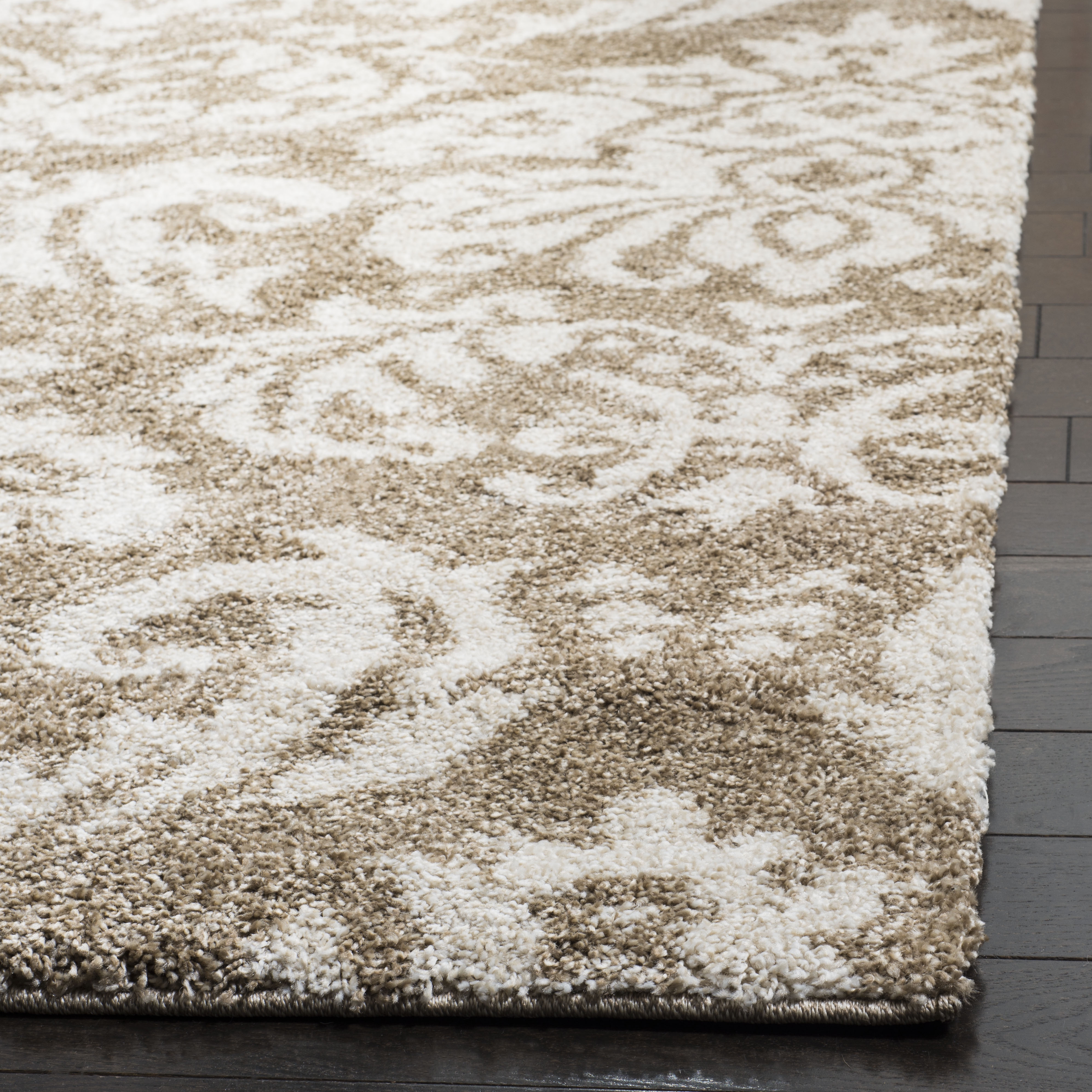 Arlo Home Woven Area Rug, SG460-1311, Beige/Cream,  5' X 5' Square - Image 1