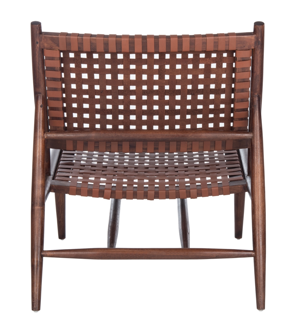 Soleil Accent Chair - Cognac / Brown - Safavieh - Image 7