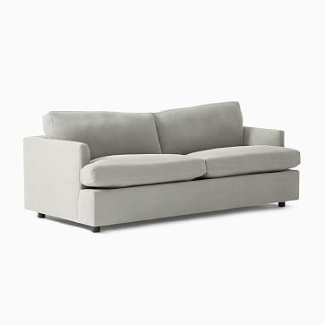 Haven Queen Sleeper Sofa, Trillium, Chenille Tweed, Storm Gray, Concealed Supports - Image 1