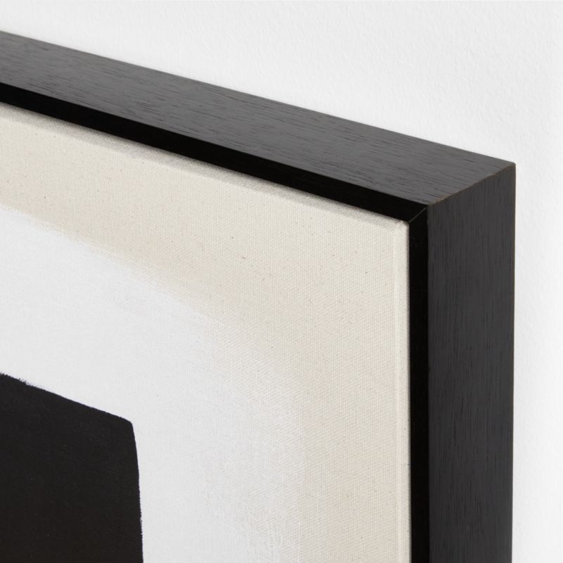 "Black and White Balance" Framed Hand-Painted Wall Art 37"x51" - NO LONGER AVAILABLE - Image 3