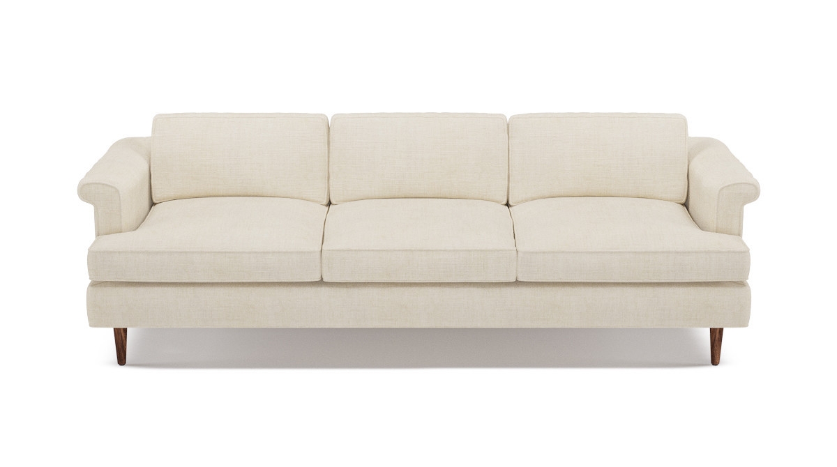 Mid-Century Sofa | Talc Linen - Image 0