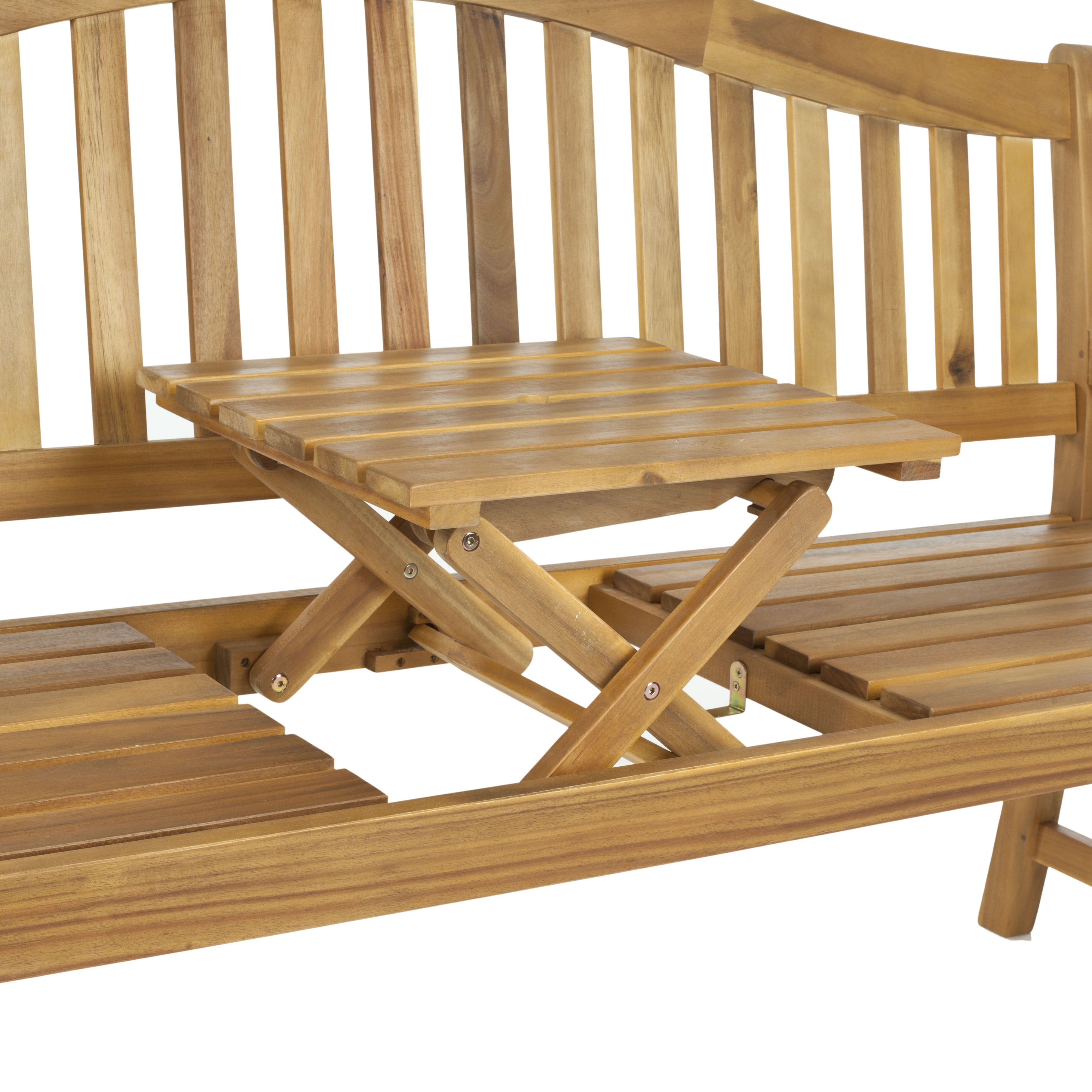 Mischa Bench - Natural Brown - Safavieh - Image 2