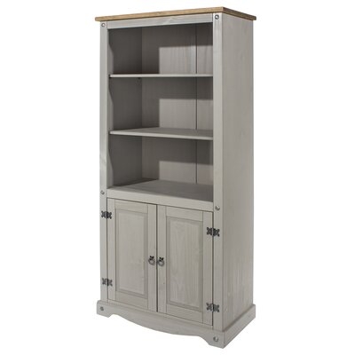 Chatman Wood Library With Doors Standard Bookcase - Image 0