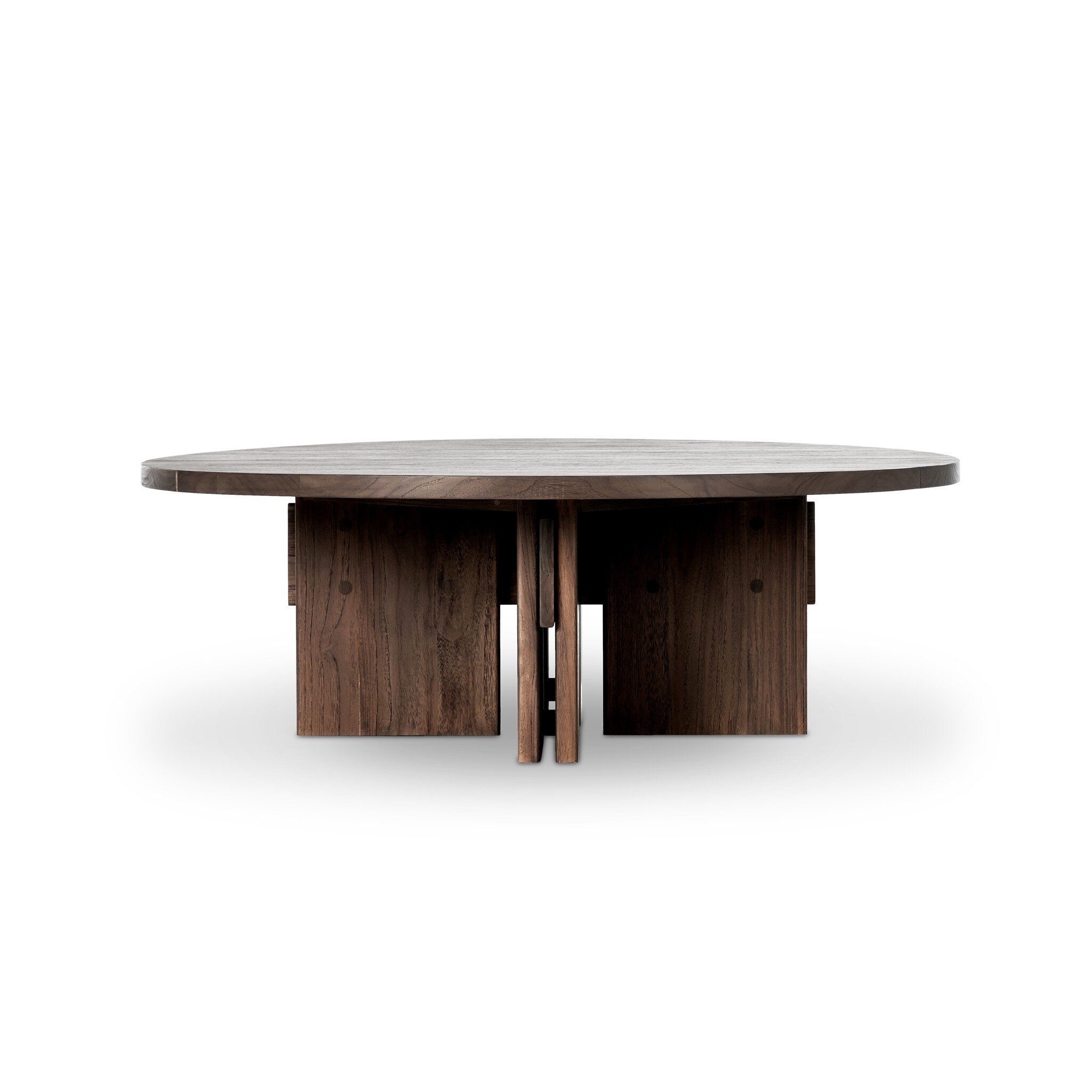 Railay Outdoor Coffee Table - Stained Toasted Brown-FSC - Image 2