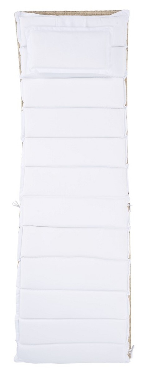 Colley Sunlounger - Beige/White - Safavieh - Image 5