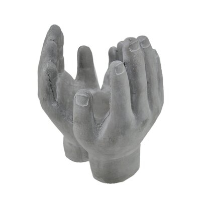 His Hers Ours Decorative Cement Family Hands Decor - Image 0