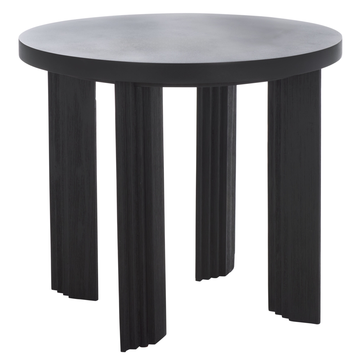 Basilio Accent Table - Black / Black - Safavieh - Image 4