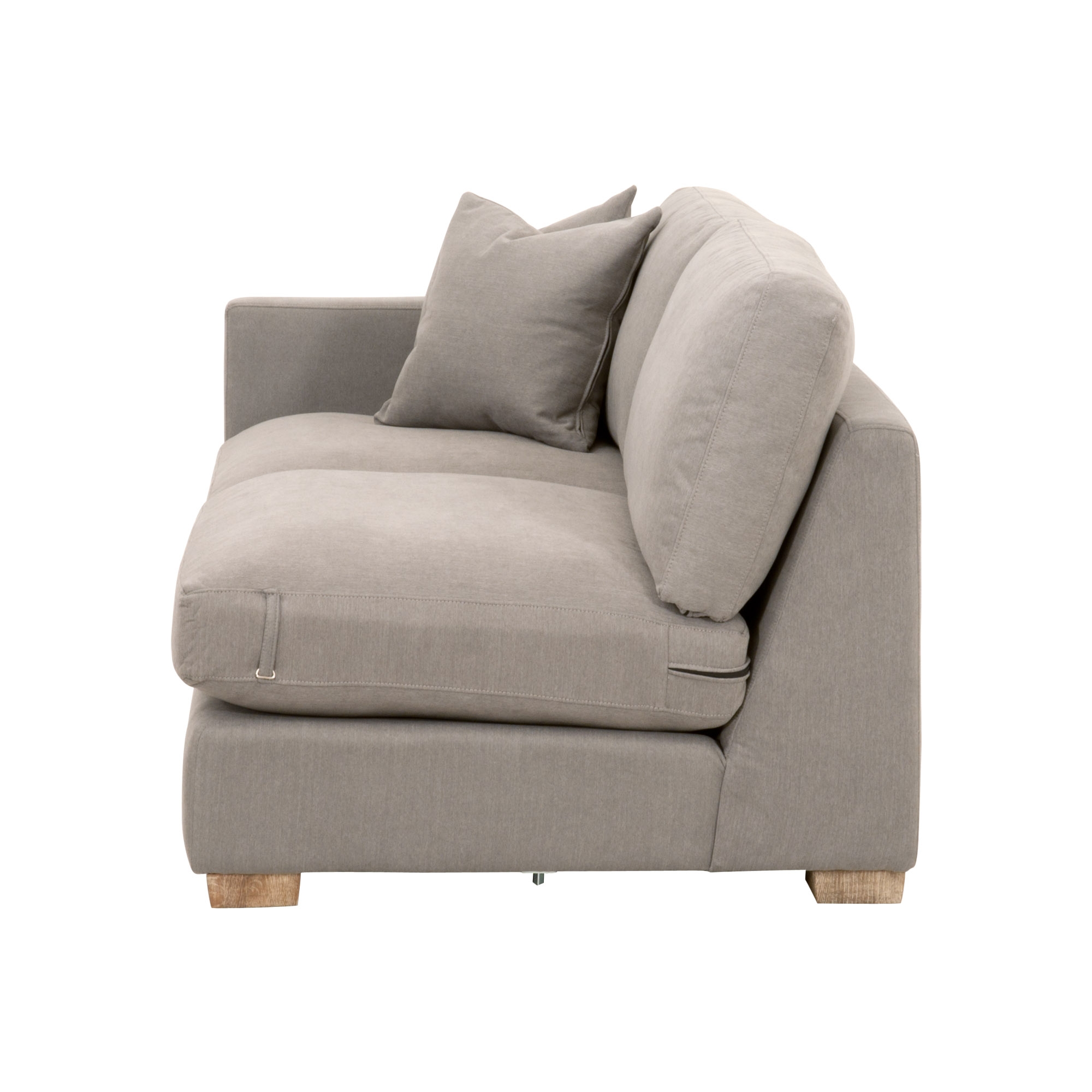 Hayden Modular Taper 2-Seat Left Arm Sofa, LiveSmart Peyton-Slate, Natural Gray Oak - Image 10