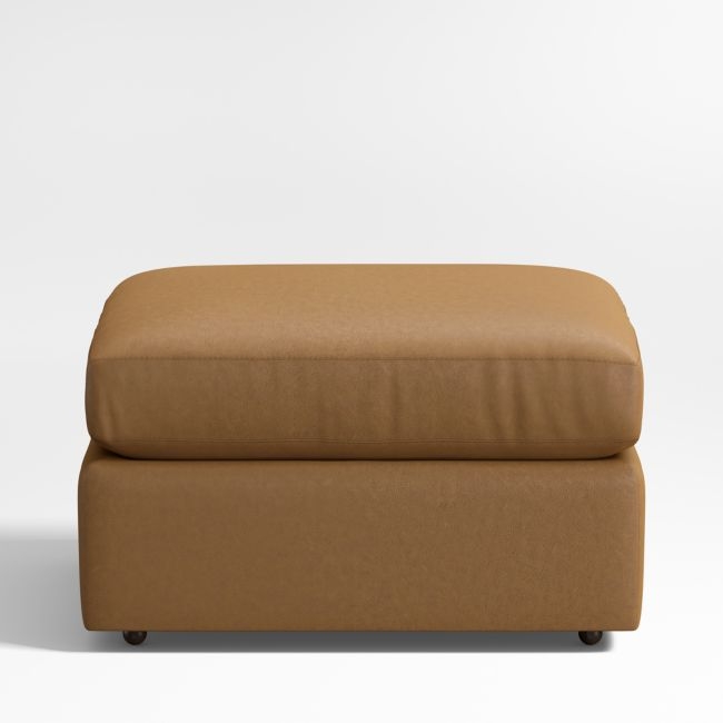 Lounge Classic 32" Leather Ottoman - Image 0