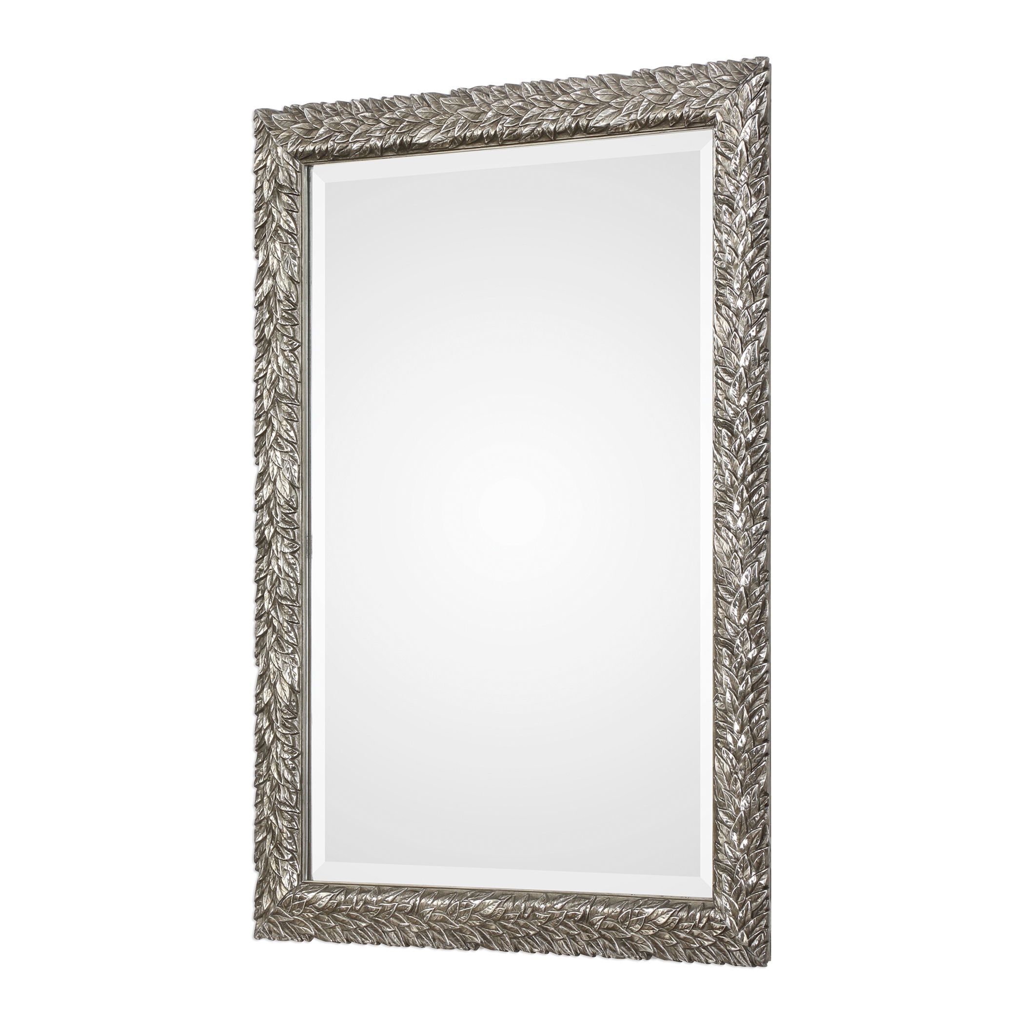 Evelina Silver Leaves Mirror - Image 2