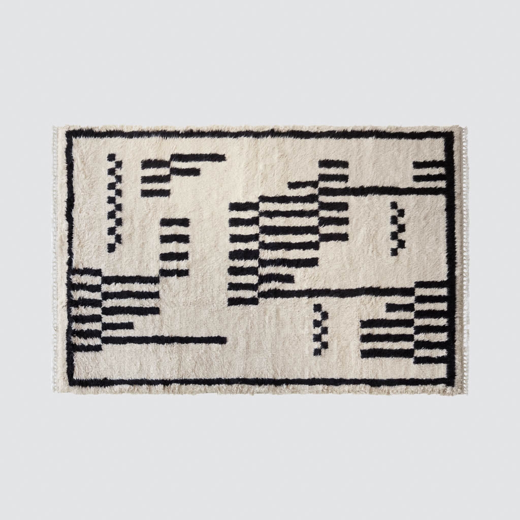The Citizenry Hayal Hand-Knotted Area Rug | 8' x 10' | Black - Image 3