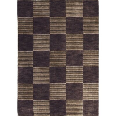 One-of-a-Kind Hand-Knotted Brown 5' x 7'2" Wool Area Rug - Image 0