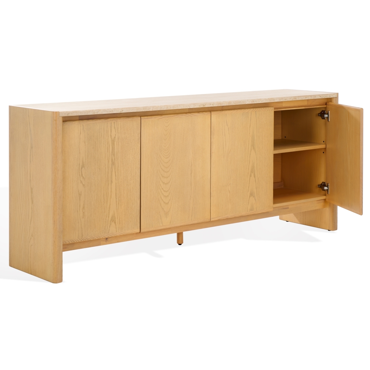 Bellarose Travertine Sideboard - Natural/Travertine - Image 6